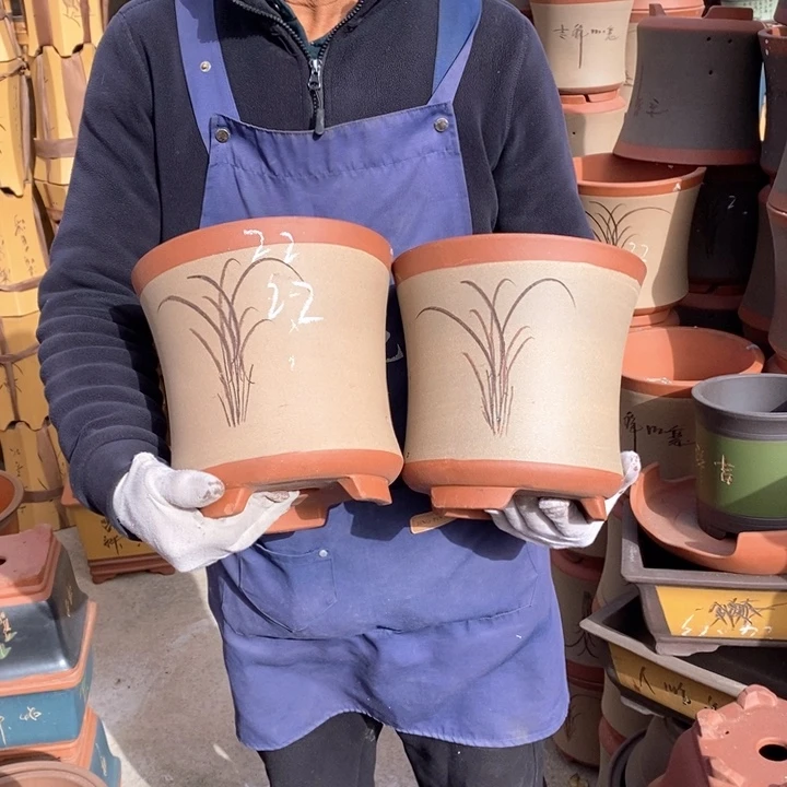 紫砂花盆紫砂花盆