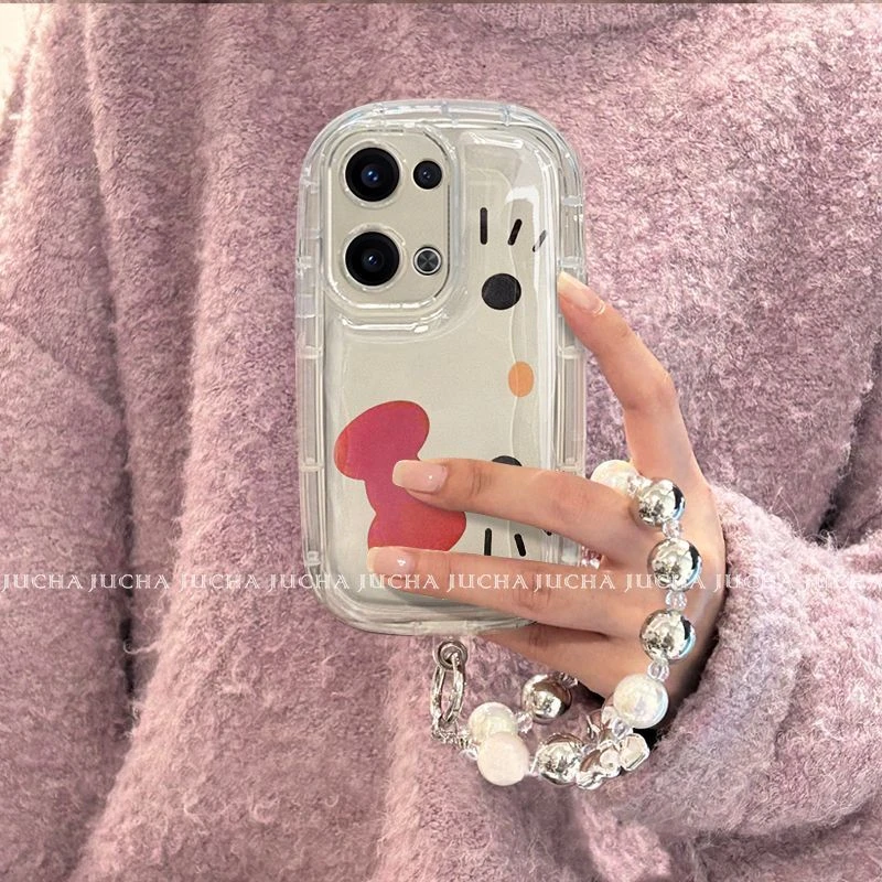 凯蒂猫表情适用苹果16pro手机壳可爱oppofindx8s华为荣耀x70i高级