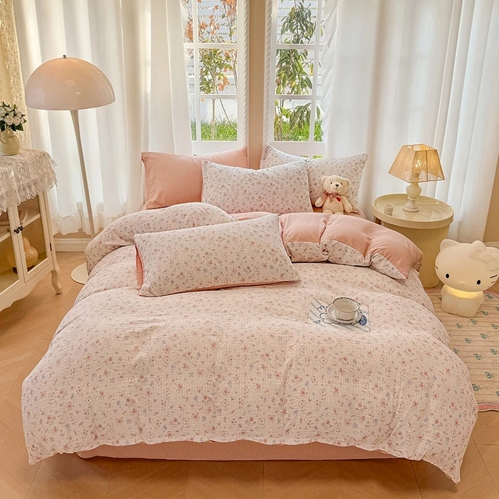 馨美罗家纺  2025新款A类有氧彩竺棉四件套