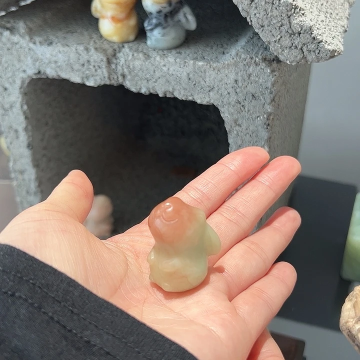 蛇纹石玉未镶嵌吊坠(赠链)