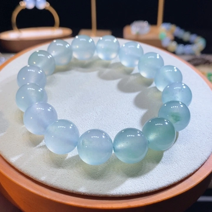 翡翠未镶嵌吊坠(不含链)翡翠高冰晴绿手串