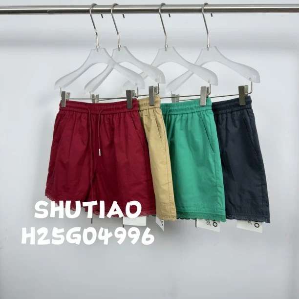 【SHUTIAO】2025夏季：新款小众设计款短裤H25G04996