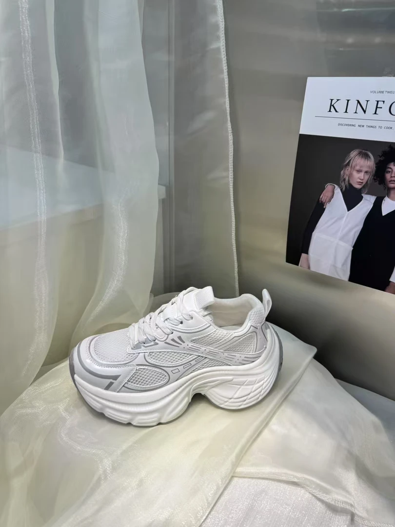 厚底百搭透网夏季老爹鞋