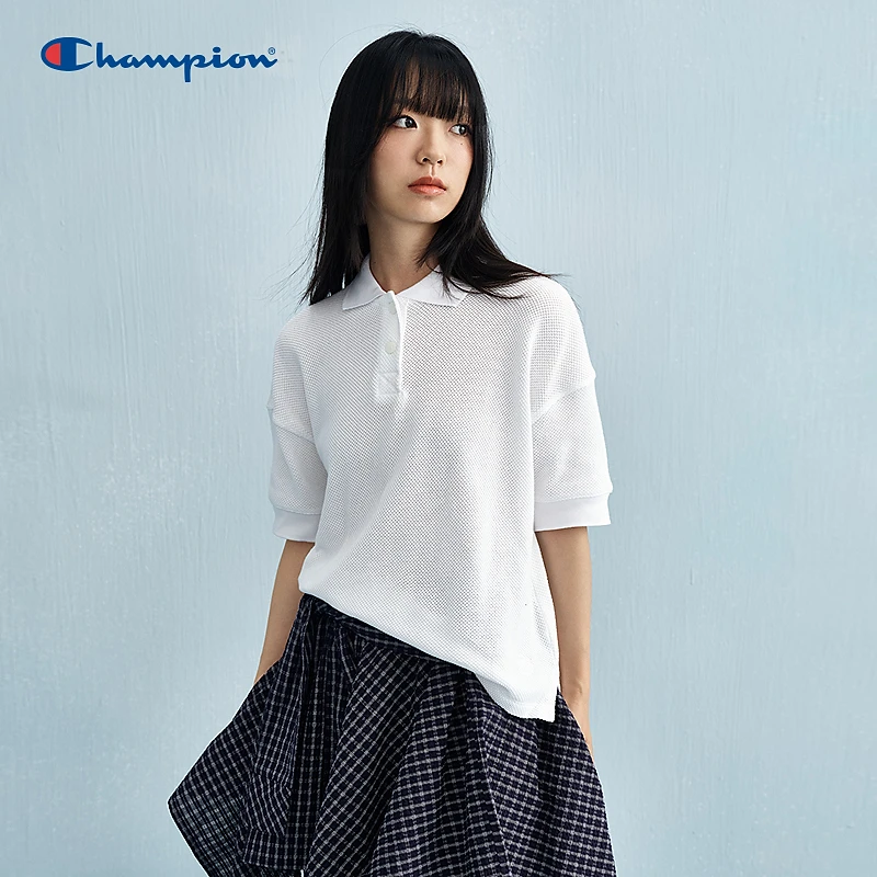 Champion冠军城市系列时尚休闲百搭潮流美式POLO衫U5BPOEW001