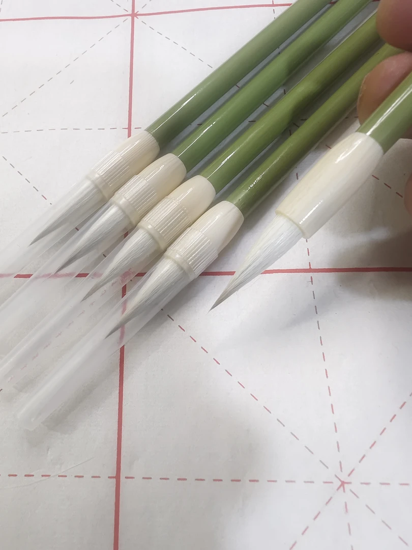 （邹小清笔庄）5支懒得取名  高品质狼羊兼毫 弹性柔和