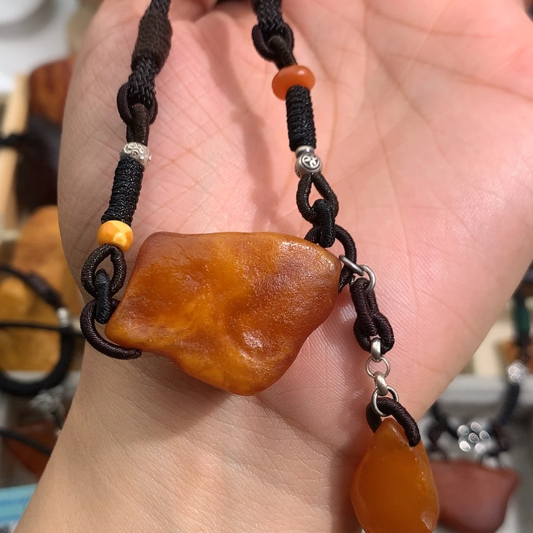 蜜蜡裸石未镶嵌你