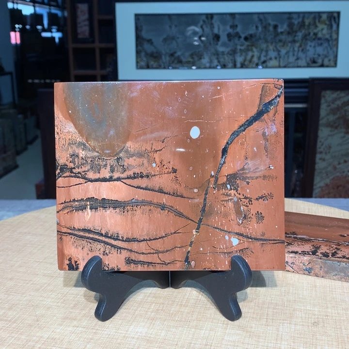 广西国画石摆件，观赏收藏