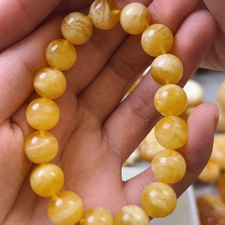 蜜蜡颈饰未镶嵌蜜蜡