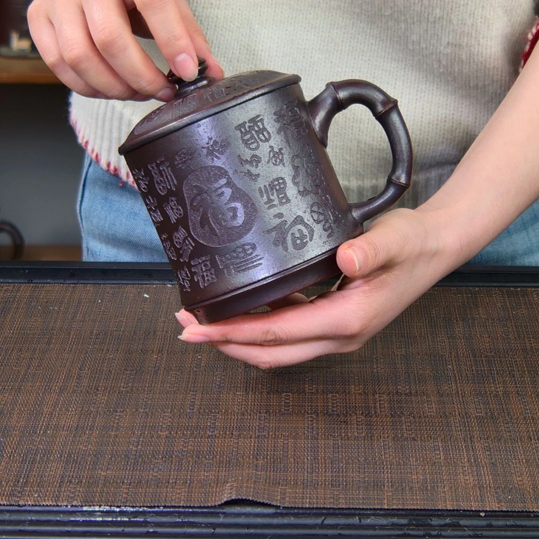 紫砂茶杯高货放漏