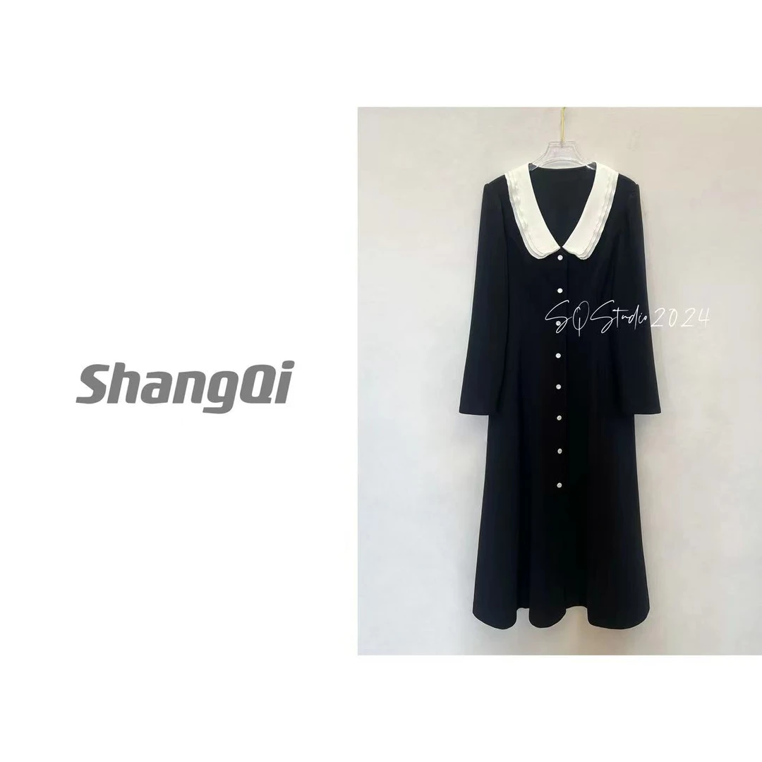 【罗曼尼连衣裙】气质轻奢时尚收腰法式显瘦连衣裙。——K126卡码拍大