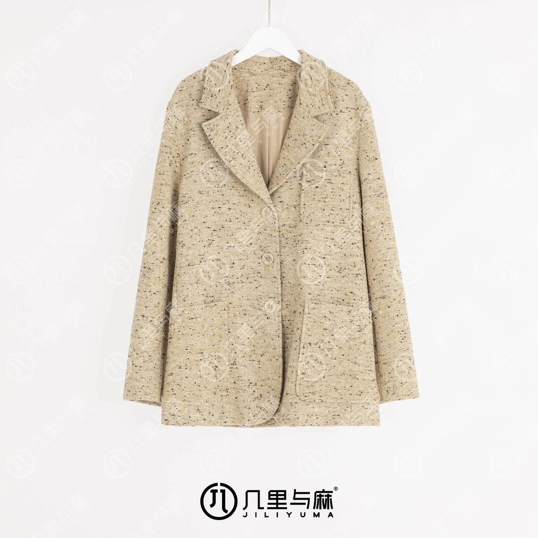 （几里）江枫渔火-气质复古风衣外套 衣长69 胸围110 1080640