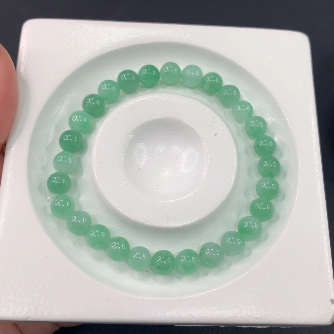 翡翠散珠翡翠散珠DIY手串多样性自发