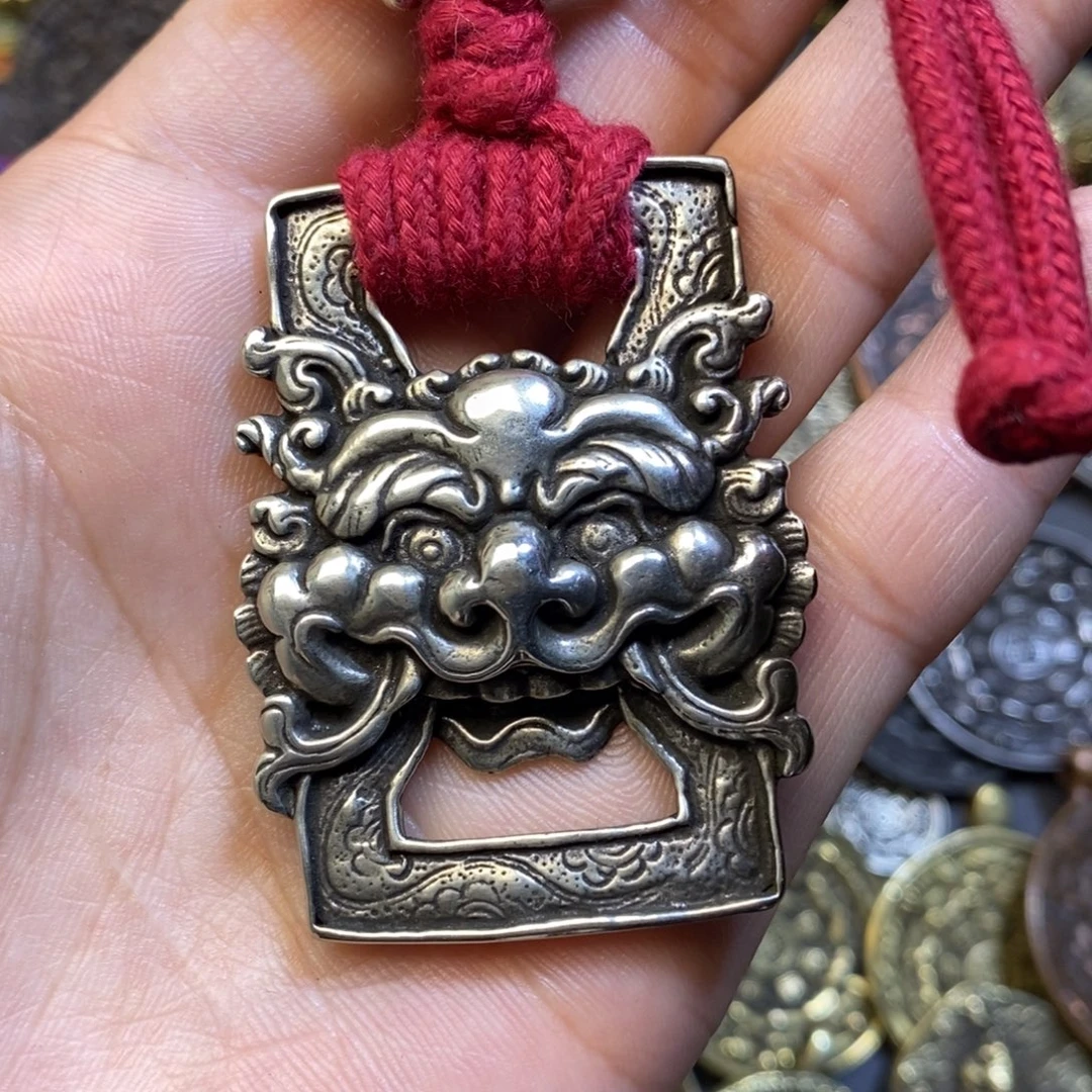 藏式经书扣搭配挂件