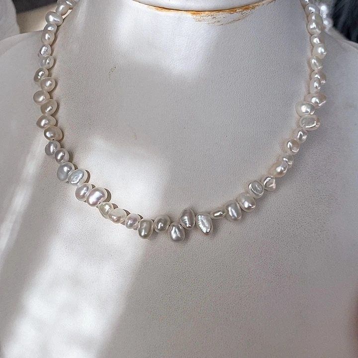 淡水珍珠天然珍珠项链未镶嵌贾***?