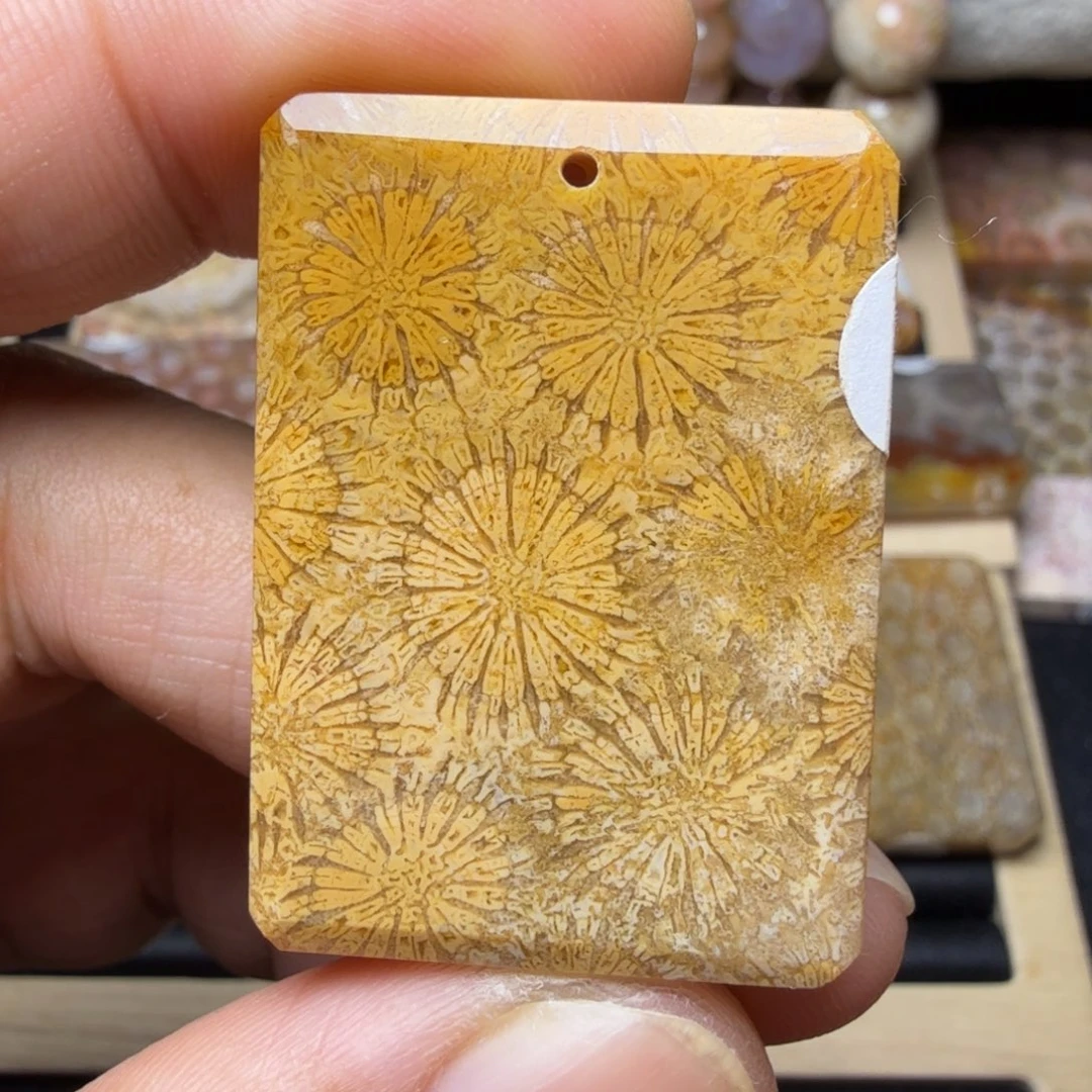 硅化玉未镶嵌天然有机玉石保真色