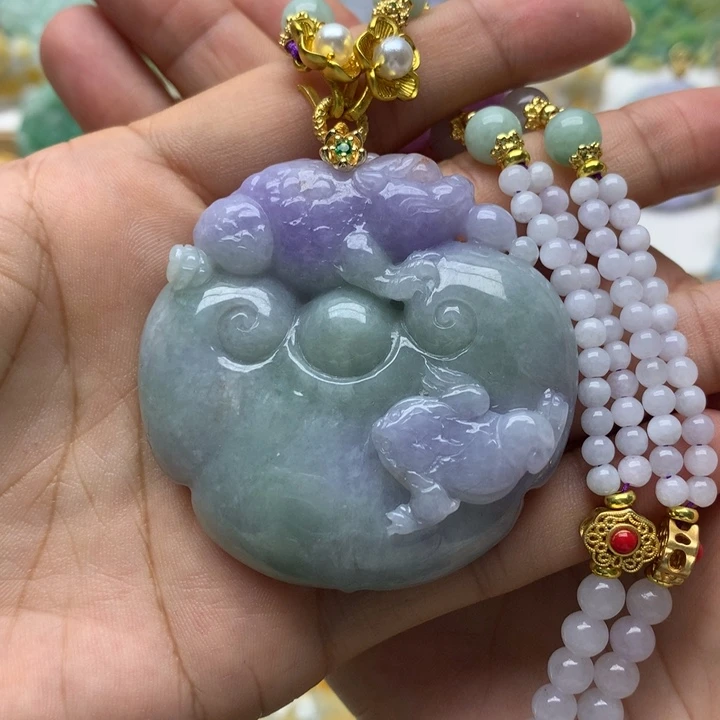 颈饰未镶嵌翡翠翡翠