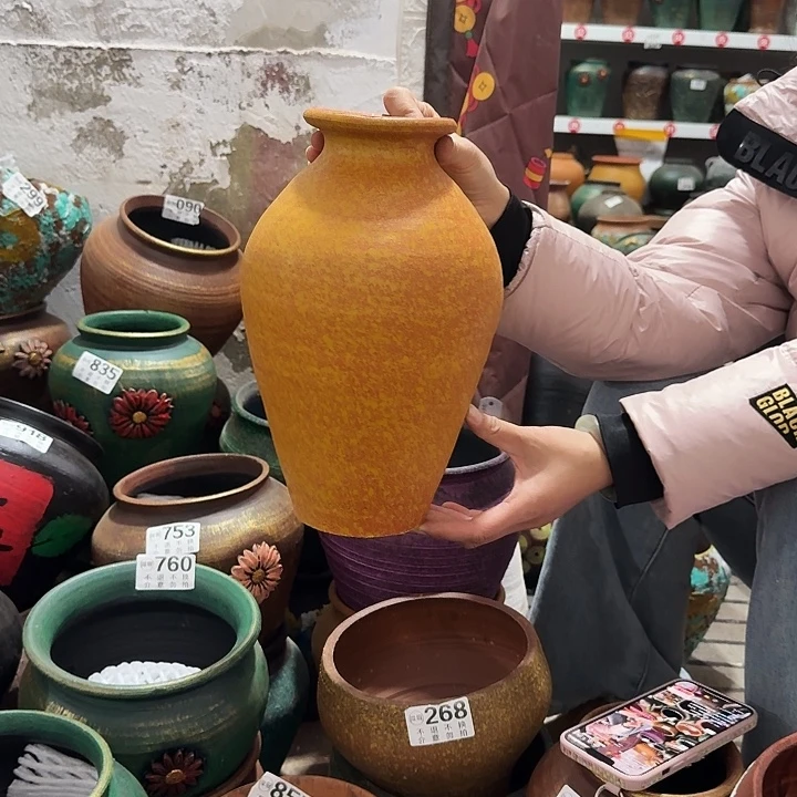 黄色美人瓶099高度30外口10