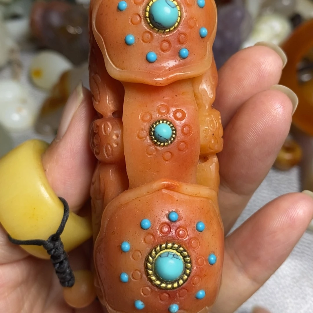 滴血莲花菩提吊坠
