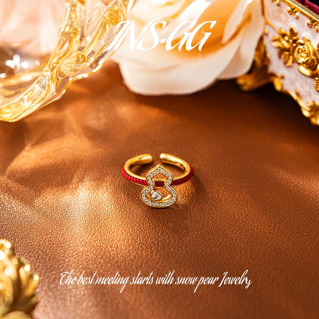铜合金合成锆石戒指 【INS · GG】小众设计个性轻奢时尚戒指DJ293