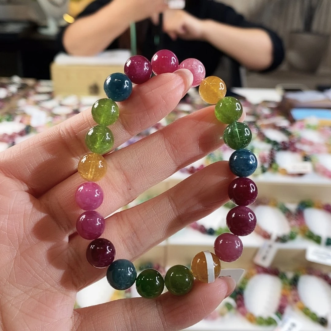 手串未镶嵌碧玺G2477单圈颜色微差