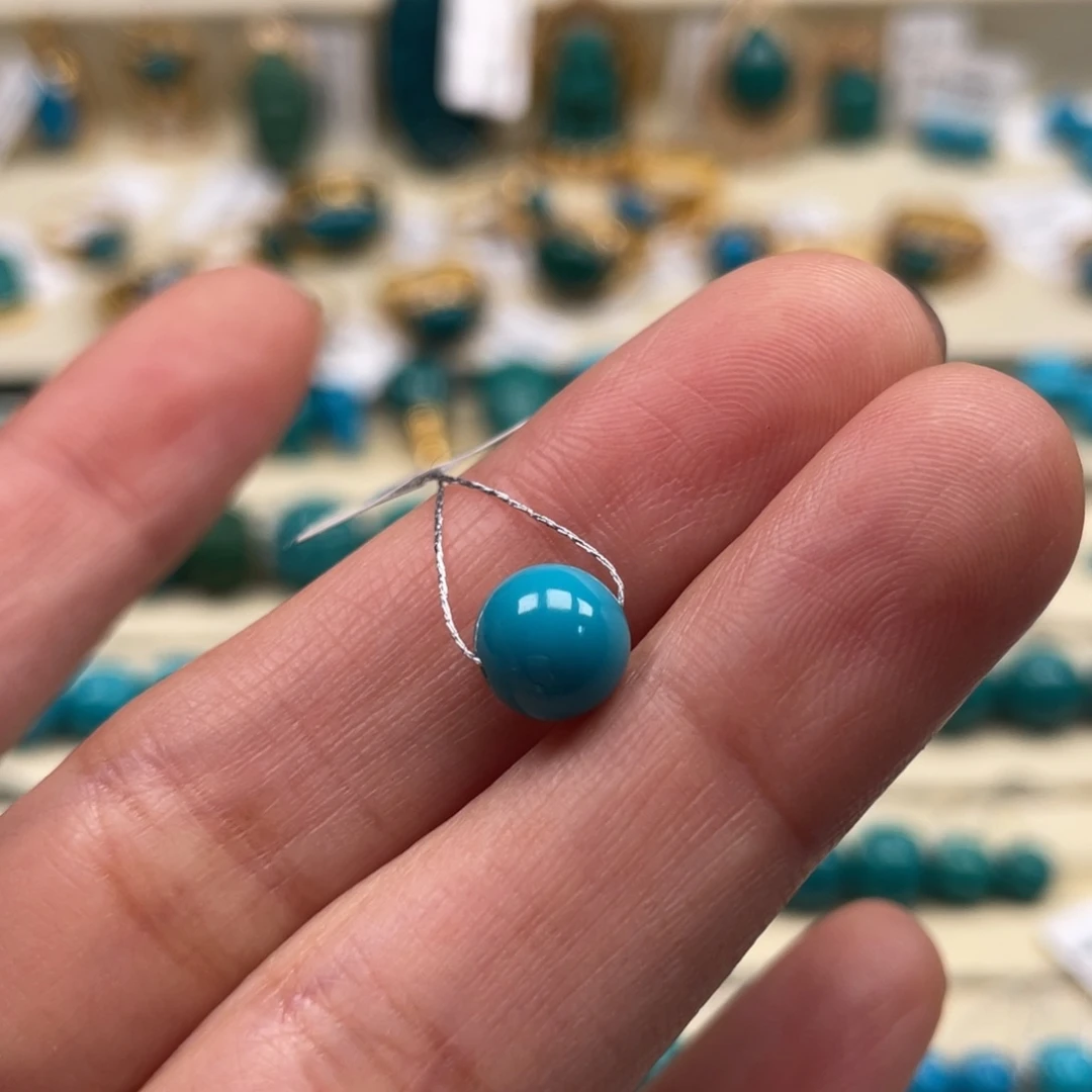 未镶嵌绿松石珠宝奇石承*