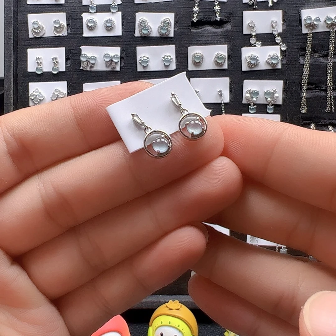 翡翠银S925镶嵌手链