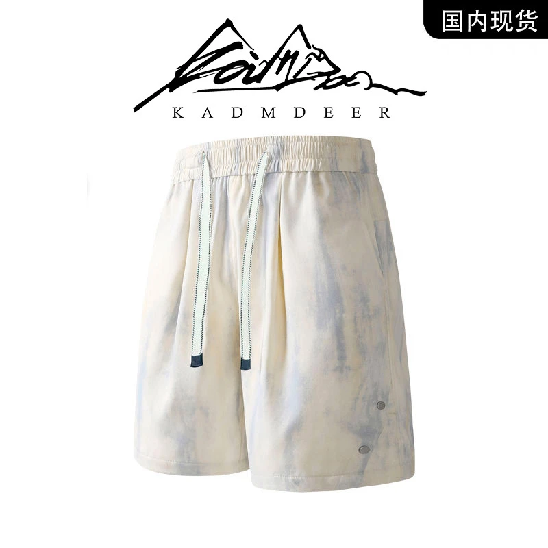【品牌现货撤柜】KADM DEER 夏季新款日系抽绳简约运动五分裤男士潮