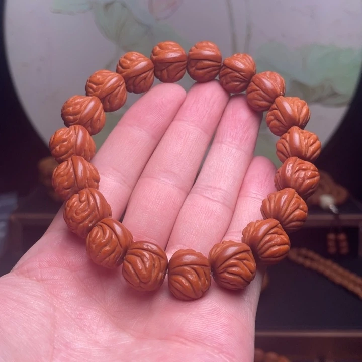 桃核手串15红魔爆肚手串