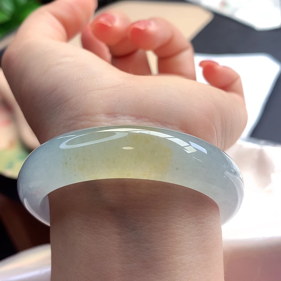 未镶嵌手镯翡翠53-54圈口性价比之王超香6号