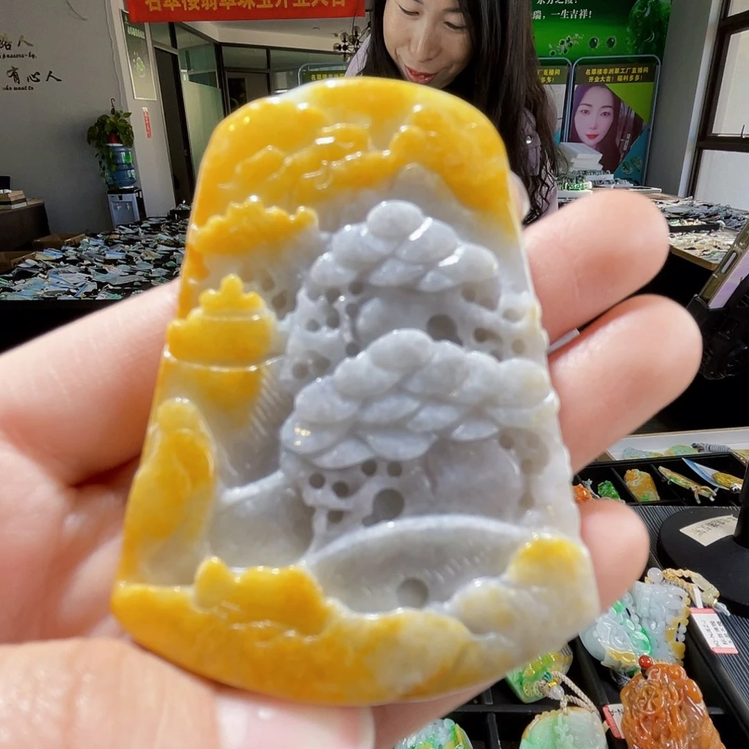 颈饰未镶嵌翡翠翡翠