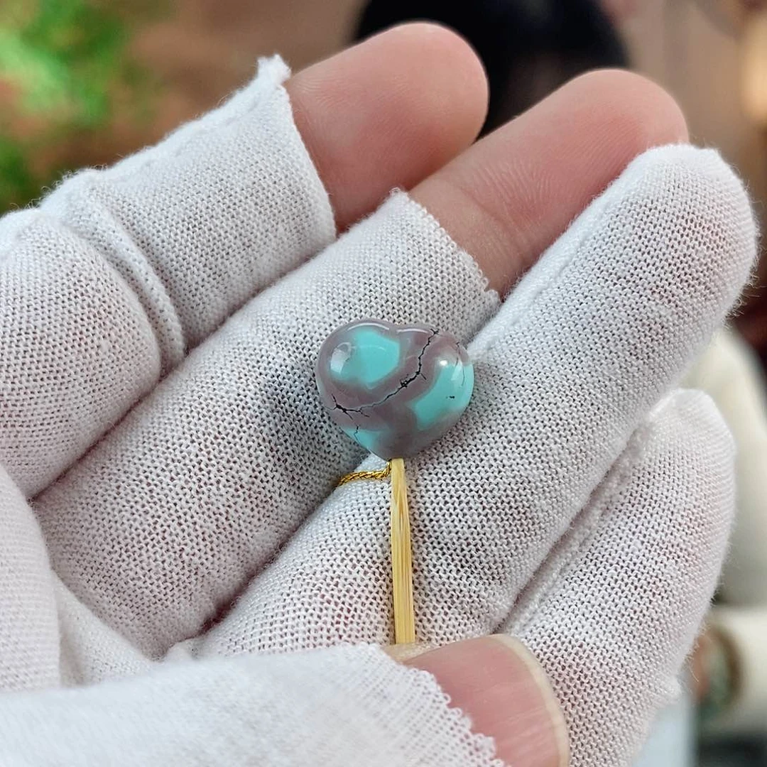 绿松石珠宝奇石未镶嵌