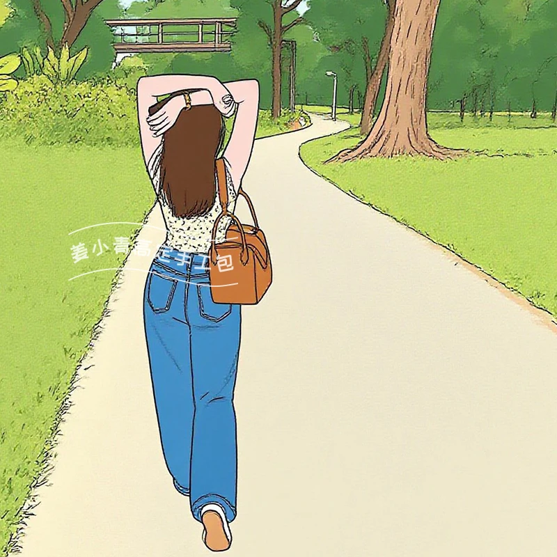 姜小青私定【ld系列】升级版枕头斜挎手工包 lindy 19-26【022】