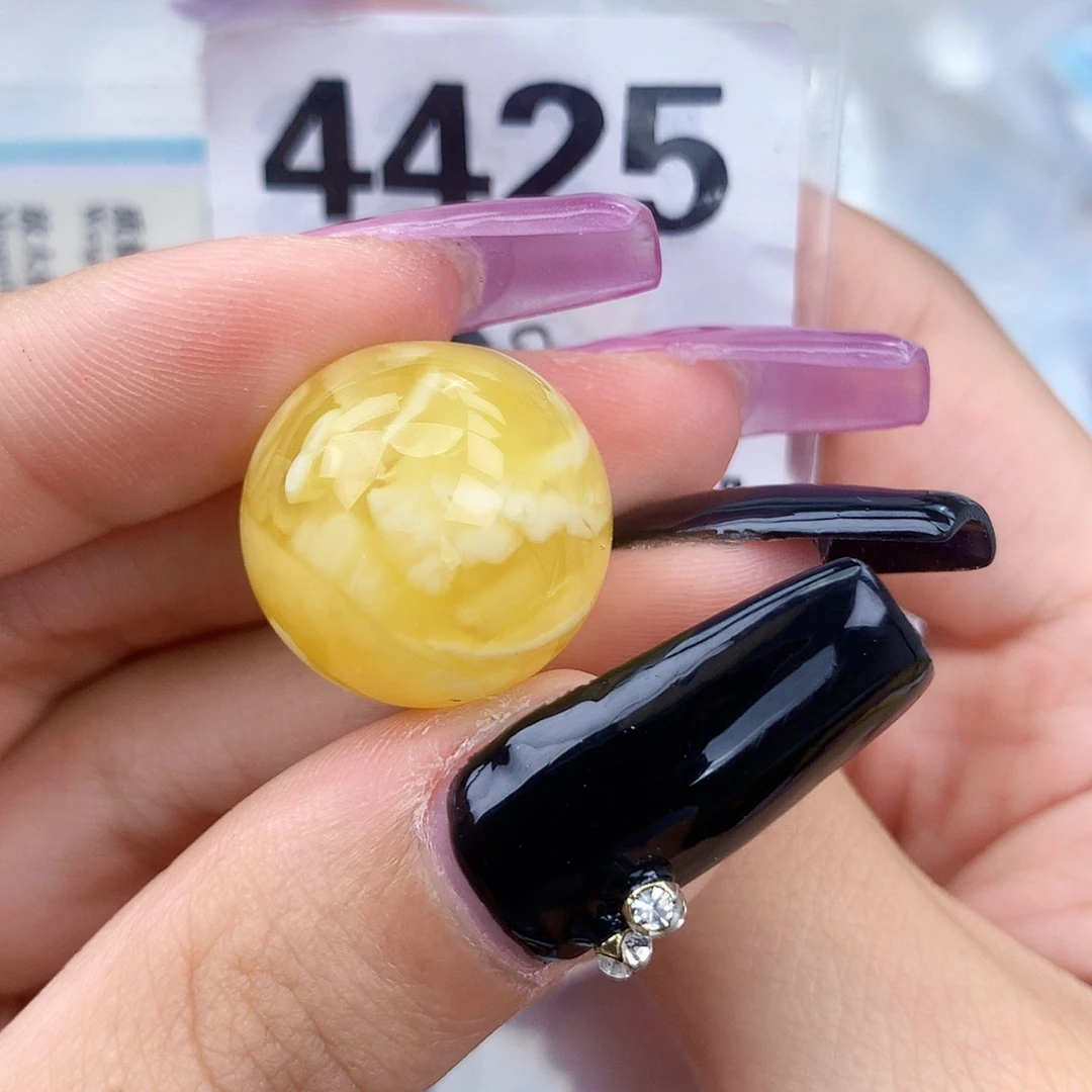 琥珀未镶嵌珠宝奇石19.3微粉