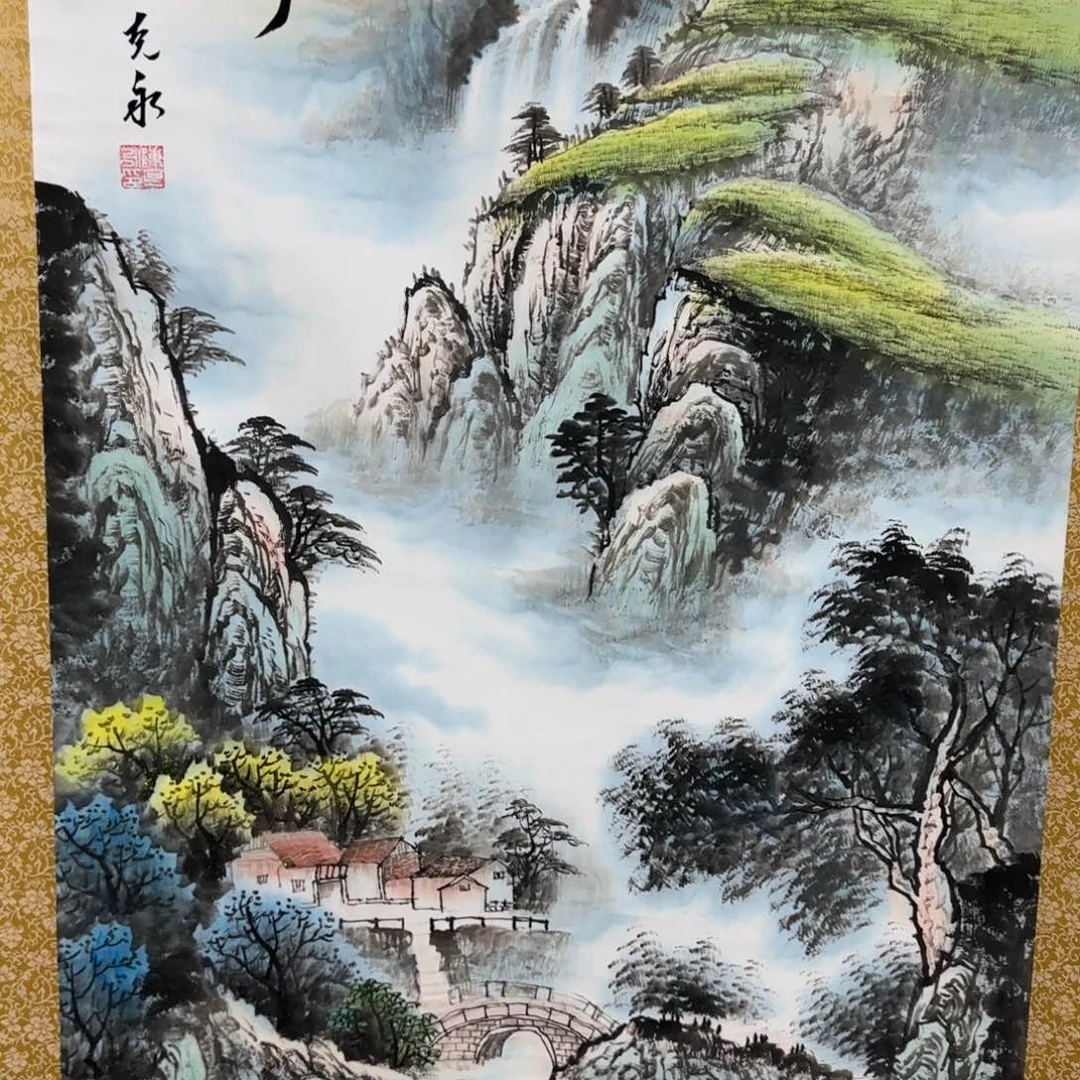 罗***乔QA原创山水作品！带证书！限购一单