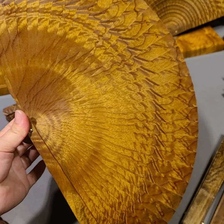 業***勤扇子21小叶桢楠金丝楠木苏扇