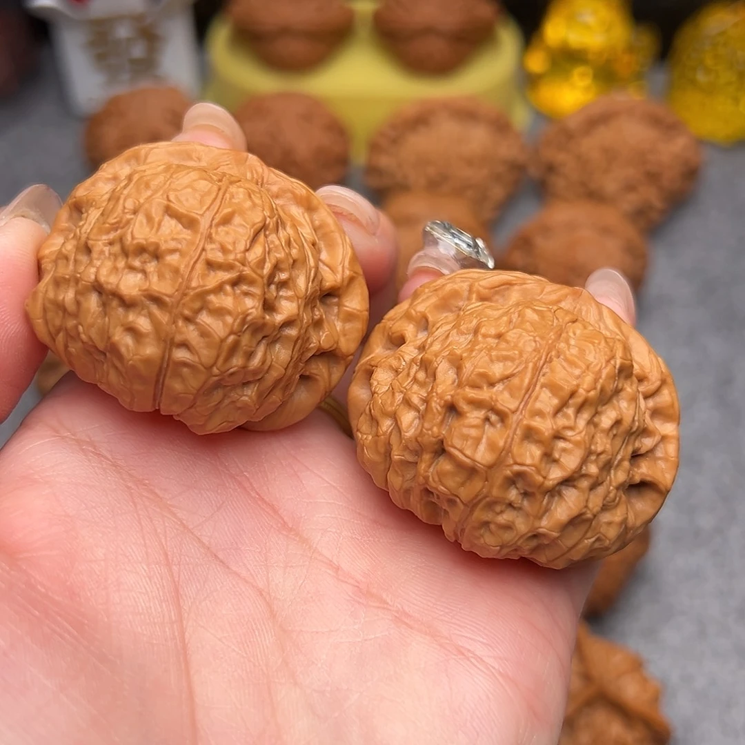 把件文玩核桃毕业精品精配大南瓜墩43.9全品