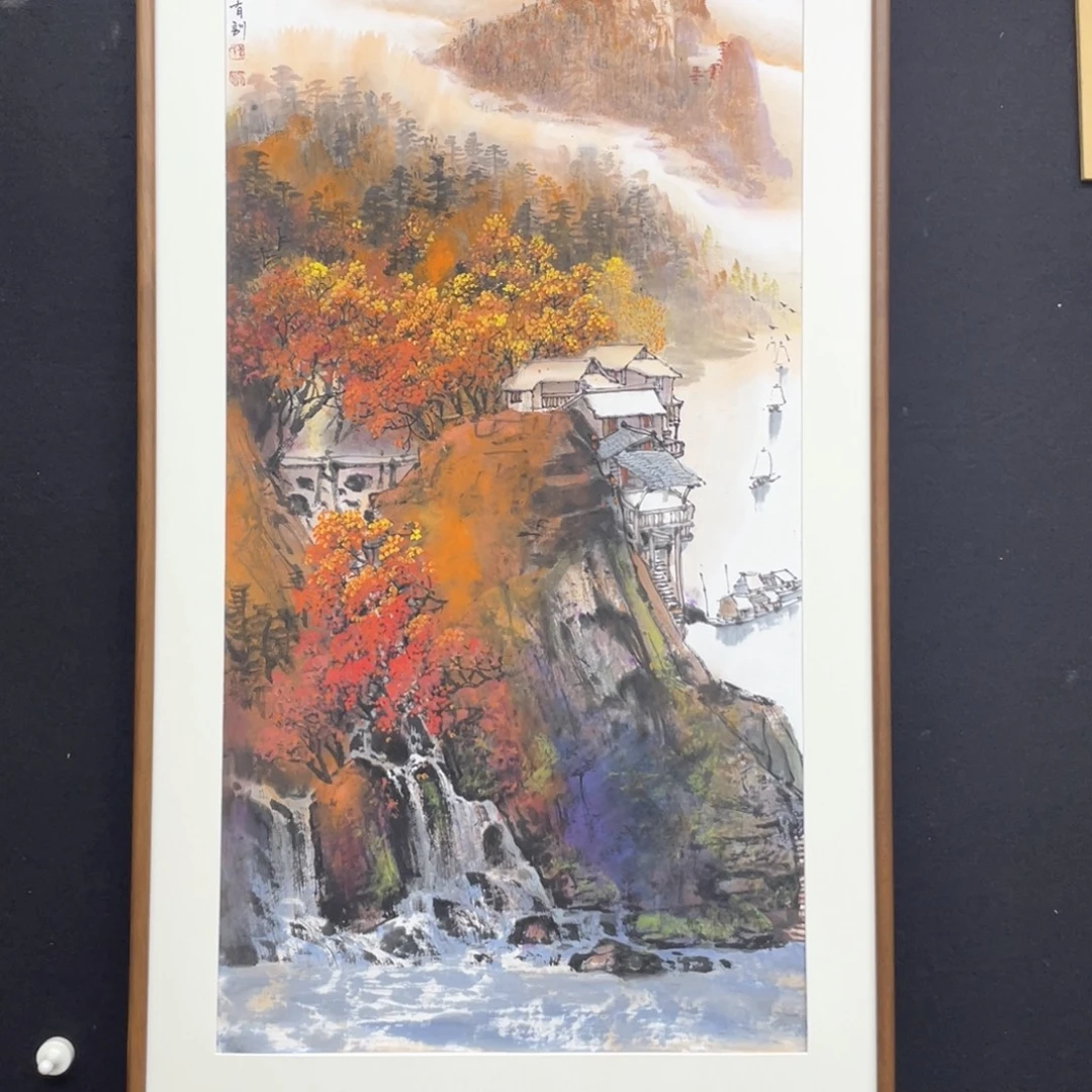 国画手绘国画，精品山水