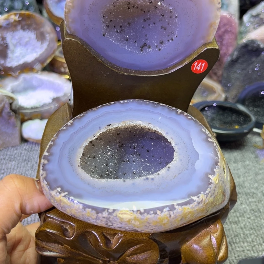 未镶嵌紫晶摆件水晶