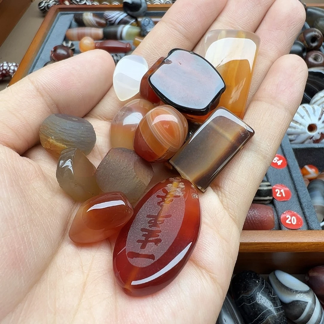 玛瑙/玉髓合金珠宝半成品