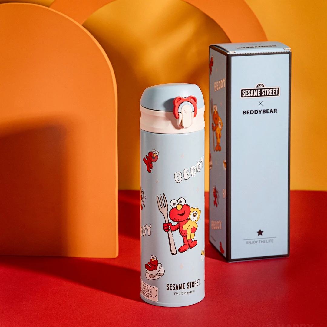 杯具熊保温杯高颜值成人学生便携直饮弹跳车载316不锈钢保温水杯