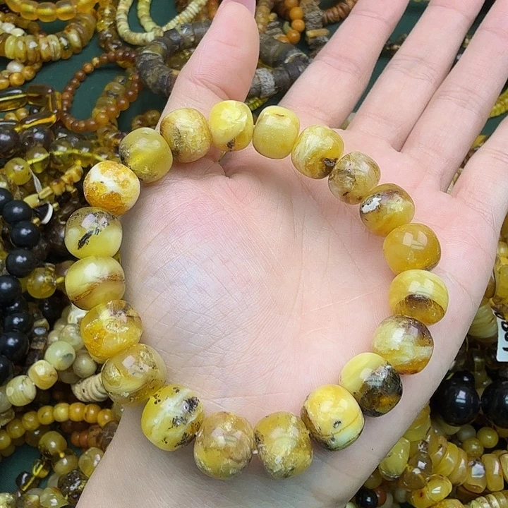 琥珀未镶嵌珠宝奇石