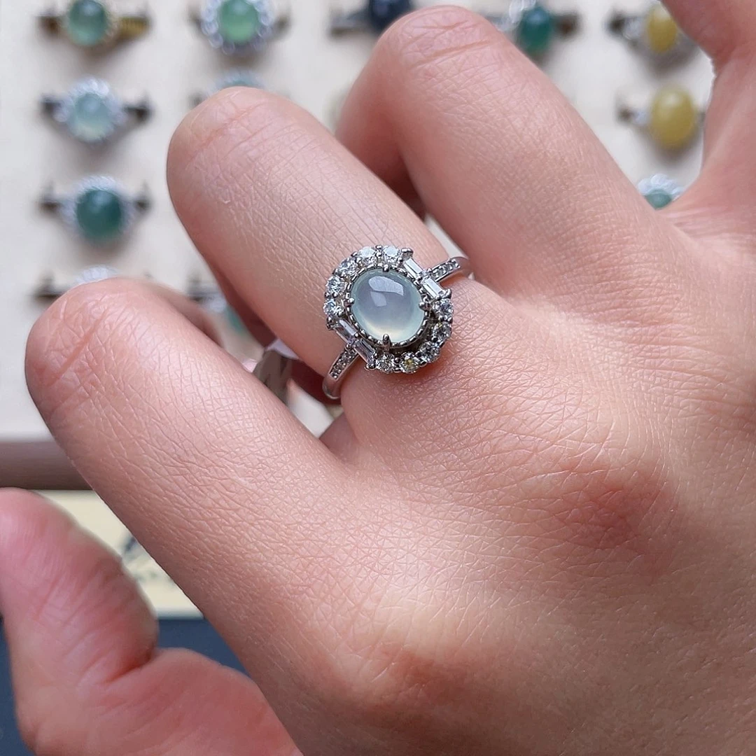 翡翠戒指未镶嵌戒指