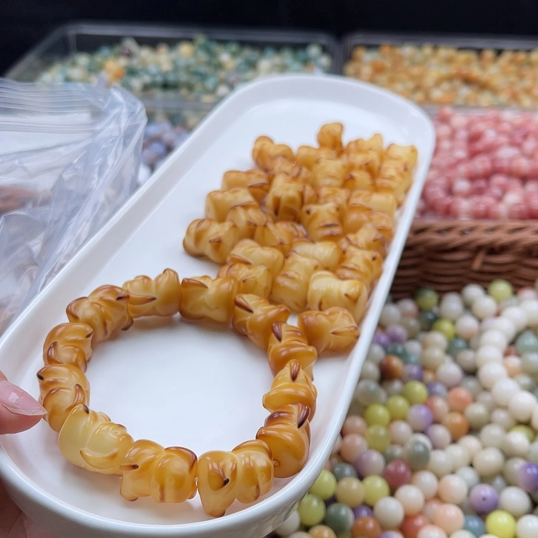 白玉菩提吊坠qq20mm/15颗皮卡丘