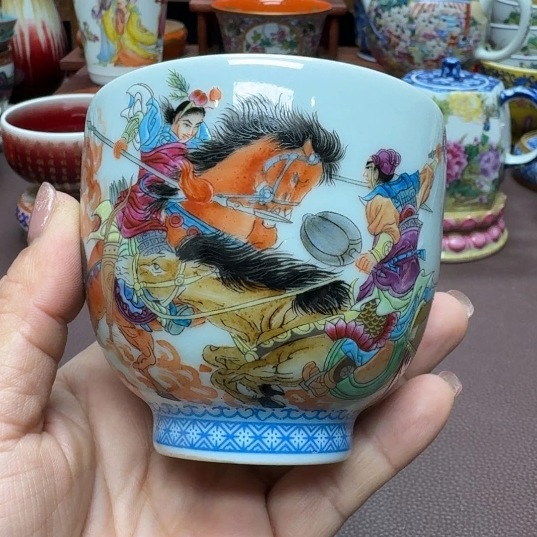 瓷片景德镇仿古手工制作精品展示