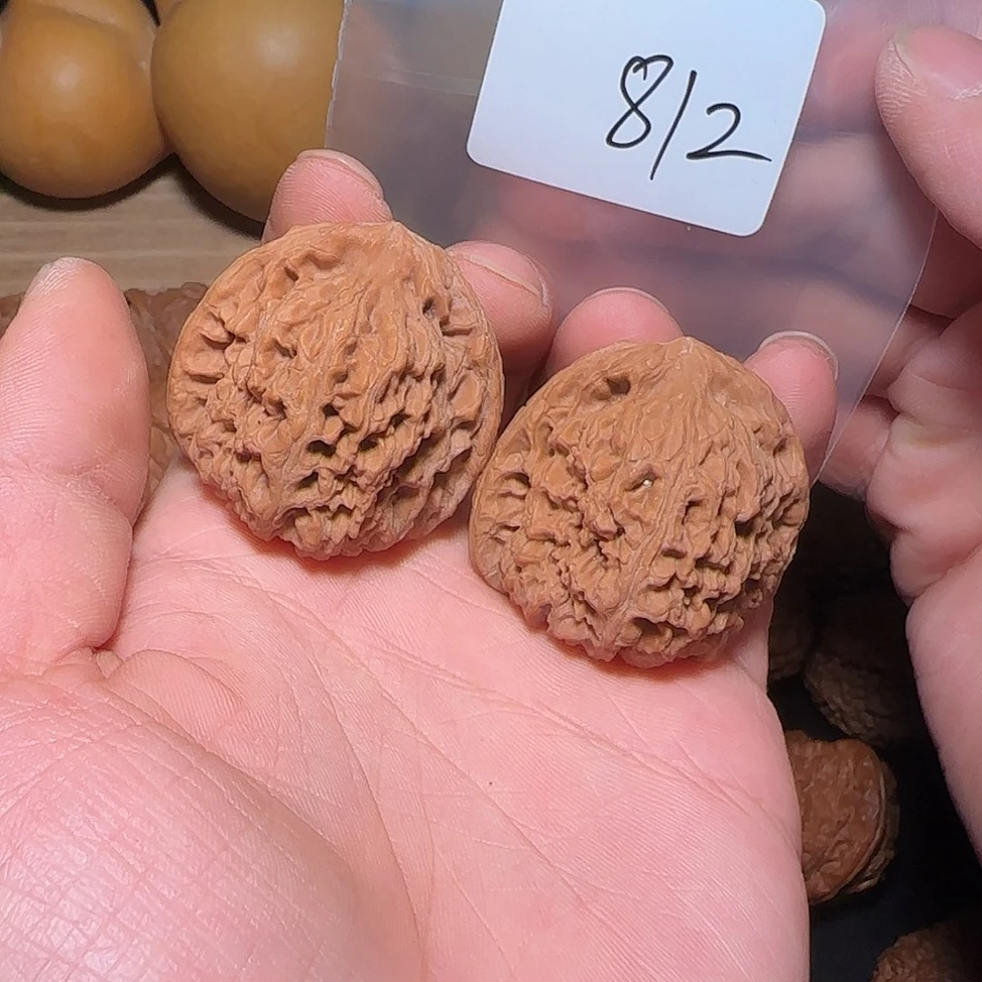 素***题文玩核桃把件812全品38南疆石