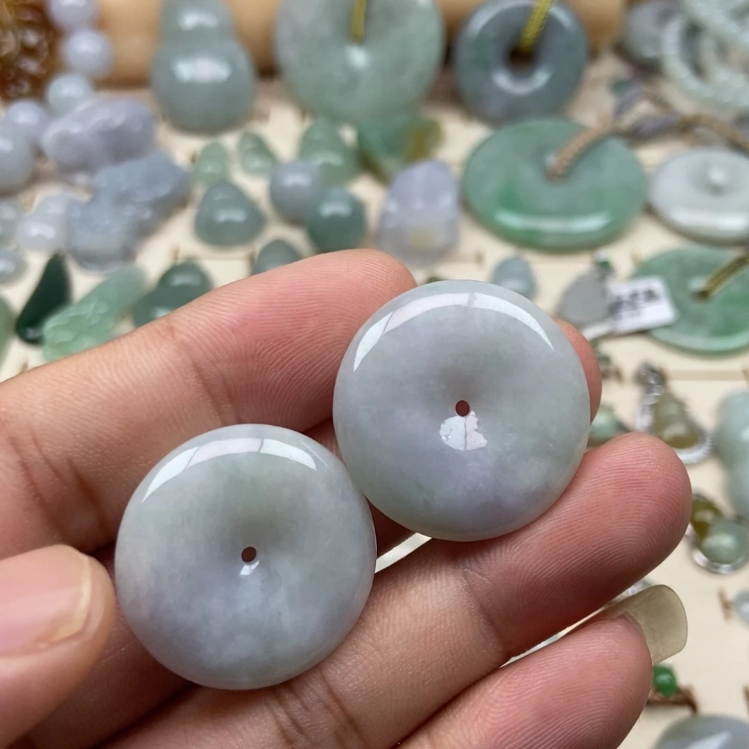 翡翠未镶嵌颈饰21