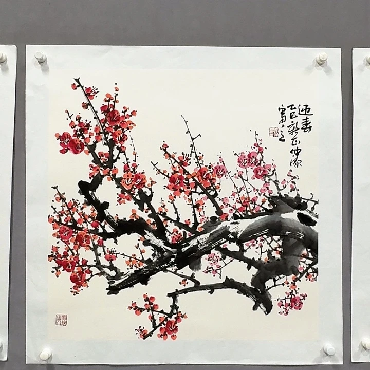 国画亲笔手绘放心去藏