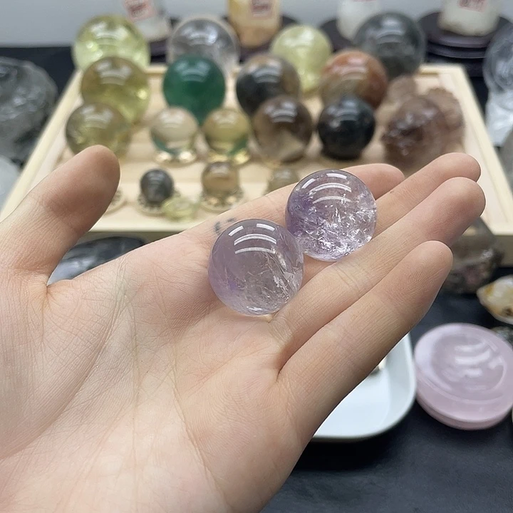 未镶嵌发晶珠宝半成品161水晶
