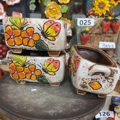 【闪购商品】红陶粗陶材质多肉花盆