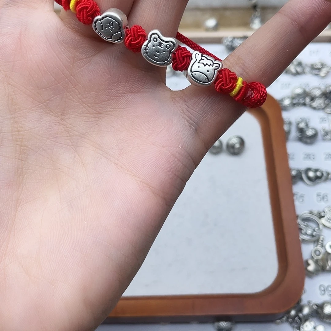 足银足银999小三合手链